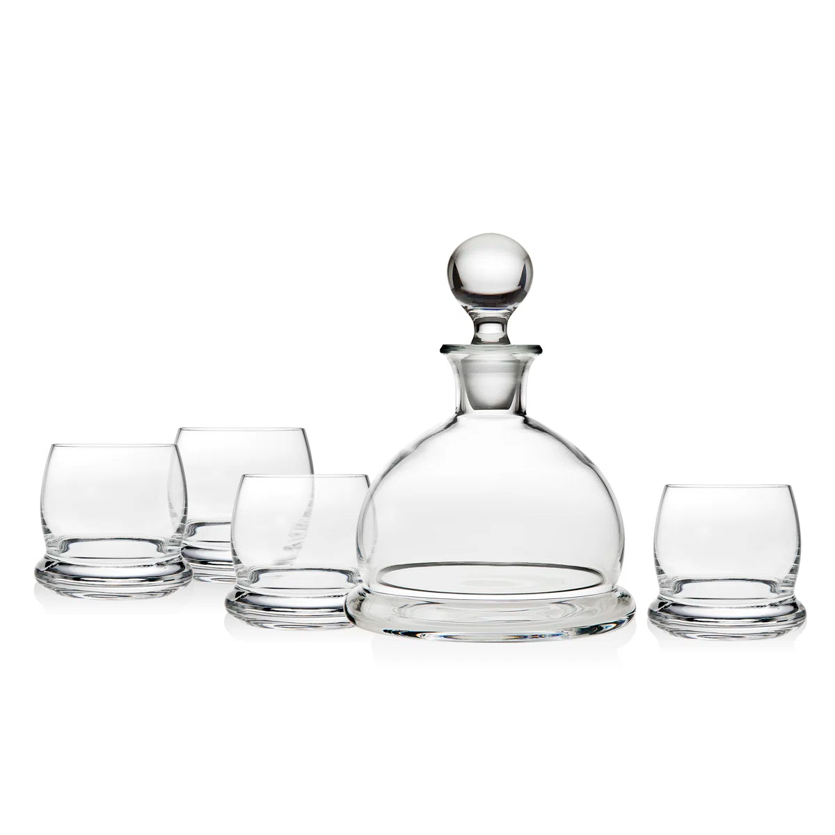 HOC Glass 5-Piece Beverage Serving Set